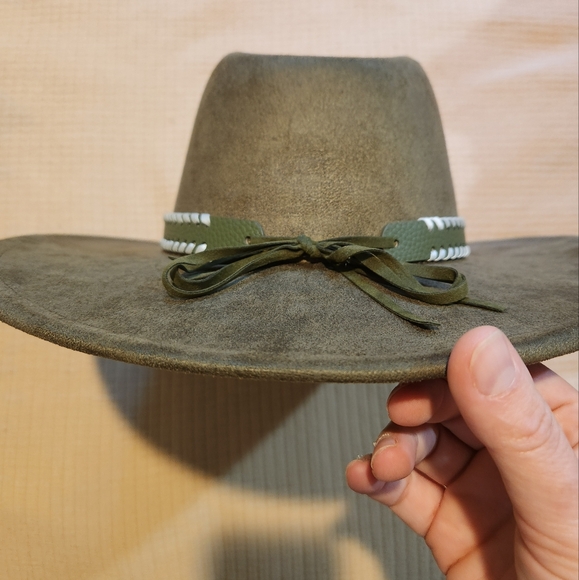 NWT Anthropologie Two-Tone Rancher Cowboy Hat main image 3